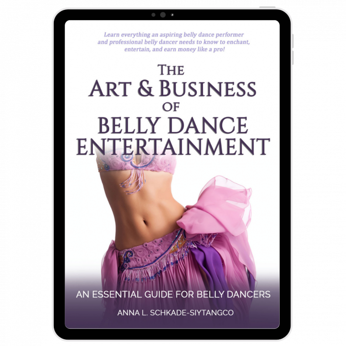 Image of apple IPAD Front Book Cover of The Art & Business of Belly Dance Entertainment - Belly dancing Performance Book